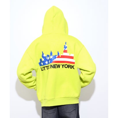 リトルニューヨーク Little New York もこもこボアジップパーカー （ホワイト）｜詳細画像