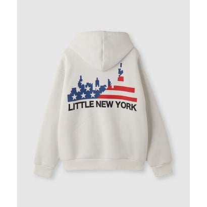 リトルニューヨーク Little New York もこもこボアジップパーカー （キミドリ）｜詳細画像