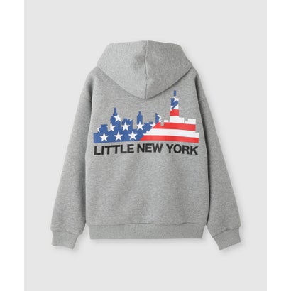リトルニューヨーク Little New York もこもこボアジップパーカー （キミドリ）｜詳細画像