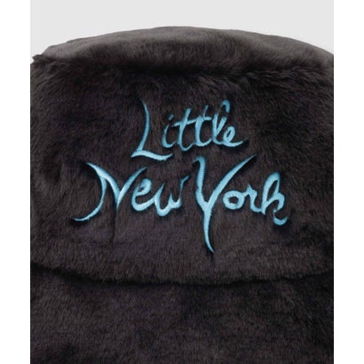 リトルニューヨーク Little New York ロゴ刺しゅうバケットハット （ホワイト）｜詳細画像