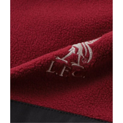 【Liverpool FC / リバプールFC】 Reversible snap fleece（レッド）｜詳細画像