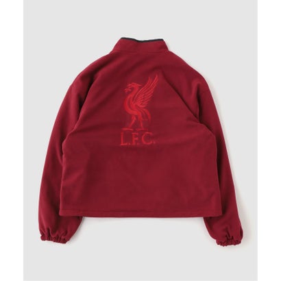 【Liverpool FC / リバプールFC】 Reversible snap fleece（レッド）｜詳細画像
