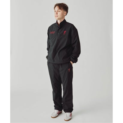【Liverpool FC / リバプールFC】 Reversible snap fleece（ブラック）｜詳細画像