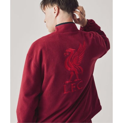【Liverpool FC / リバプールFC】 Reversible snap fleece（ブラック）｜詳細画像