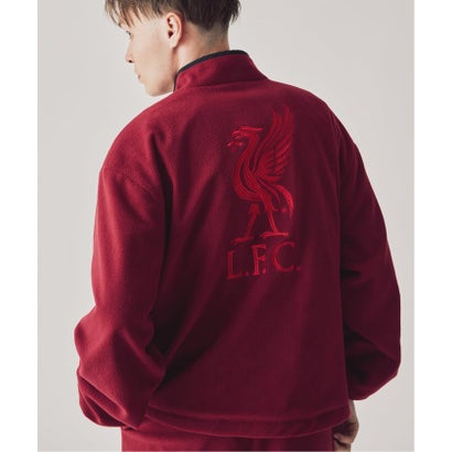 【Liverpool FC / リバプールFC】 Reversible snap fleece（ブラック）｜詳細画像