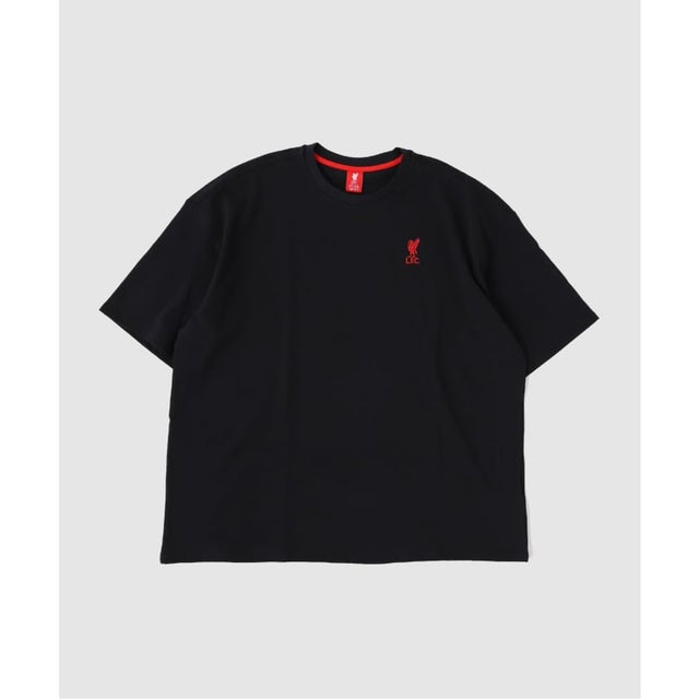 【/ リバプールFC】 LIVERBIRD EMB TEE O/S（ブラック）