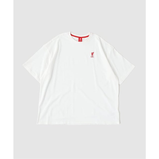 【/ リバプールFC】 LIVERBIRD EMB TEE O/S（ホワイト）