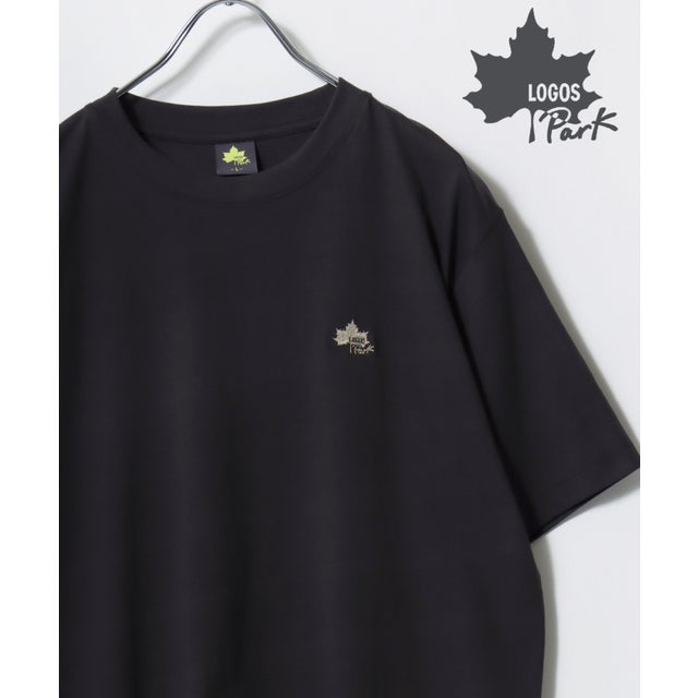【LOGOS/ロゴス】ワンポイント刺繍 半袖 Tシャツ レディース メンズ トップス カットソー アウトドアブランド