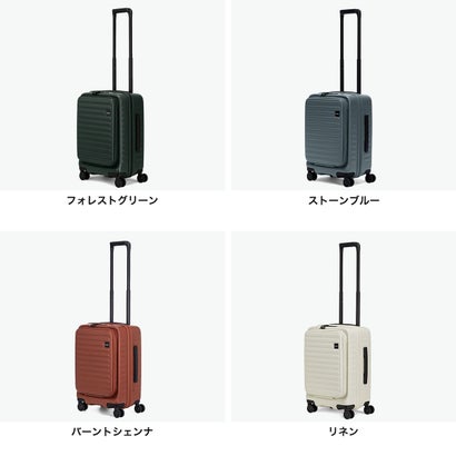 正規品10年保証 スーツケース 機内持ち込み フロントオープン Sサイズ キャリーケース 軽量 軽い 拡張 おしゃれ TSAロック 37L-42L拡張可能 Cubo Small SRefresh （ブラック）｜詳細画像