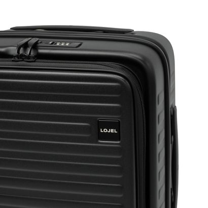 正規品10年保証 スーツケース 機内持ち込み フロントオープン Sサイズ キャリーケース 軽量 軽い 拡張 おしゃれ TSAロック 37L-42L拡張可能 Cubo Small SRefresh （ブラック）｜詳細画像