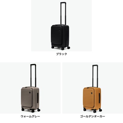 正規品10年保証 スーツケース 機内持ち込み フロントオープン Sサイズ キャリーケース 軽量 軽い 拡張 おしゃれ TSAロック 37L-42L拡張可能 Cubo Small SRefresh （ブラック）｜詳細画像