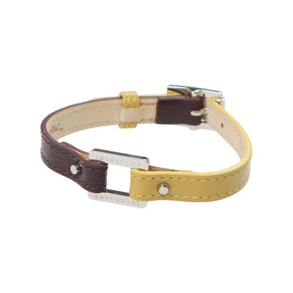 ロンシャン LONGCHAMP Twotone Bracelet （Rouge/Argent）｜詳細画像