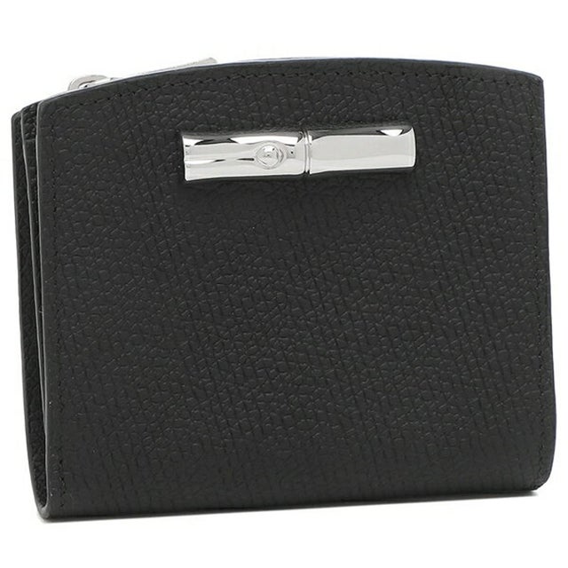 
                    二つ折り財布 ロゾ コンパクトウォレット ブラック レディース 30011 HPN 001 （ブラック）