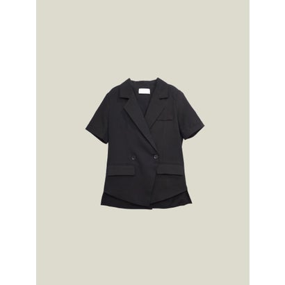 Causal Jacket With Shorts Set-up （Black）｜詳細画像
