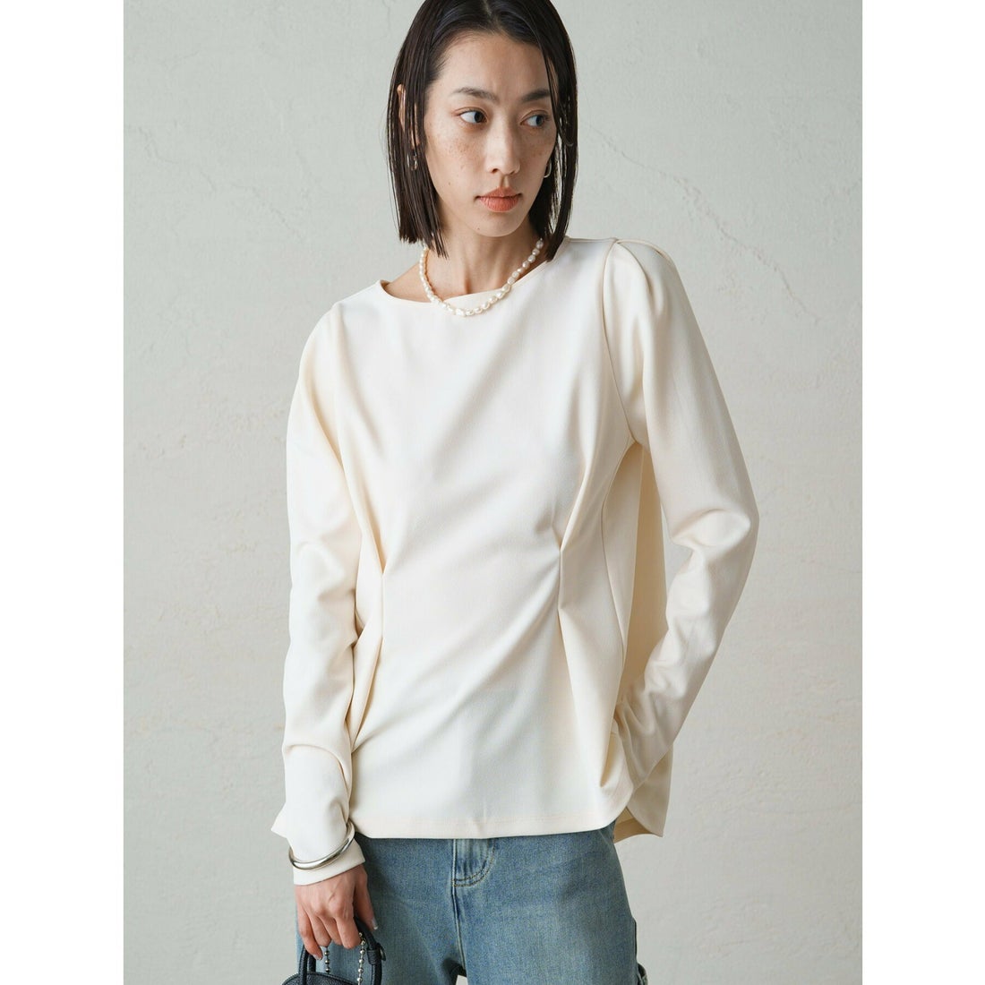 ラウンジドレス Loungedress カットジョーゼットパフBL IVY -アウトレットファッション通販 BRANDELI