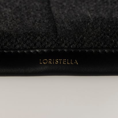 ロリステッラ LORISTELLA レザーハンドルキャンバスバッグ （ブラックコンビ）｜詳細画像