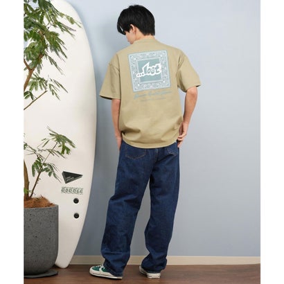 LOST 半袖 Tシャツ メンズ バックプリント ボックスロゴ （CBK）｜詳細画像
