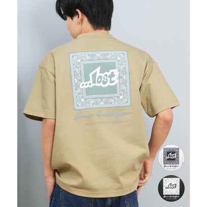 LOST 半袖 Tシャツ メンズ バックプリント ボックスロゴ （CBK）｜詳細画像