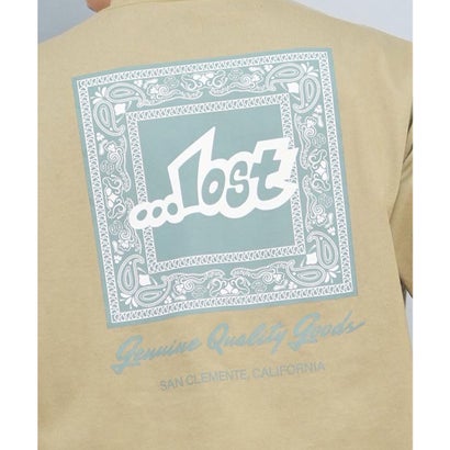 LOST 半袖 Tシャツ メンズ バックプリント ボックスロゴ （WHT）｜詳細画像