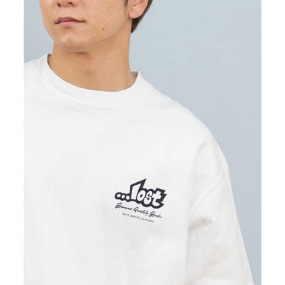 LOST 半袖 Tシャツ メンズ バックプリント ボックスロゴ （WHT）｜詳細画像