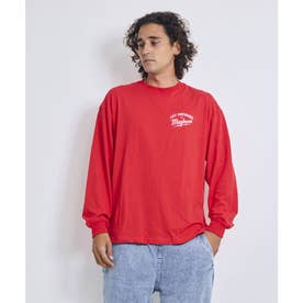 長袖 Tシャツ ロンT メンズ BUILDERS LS （RED）