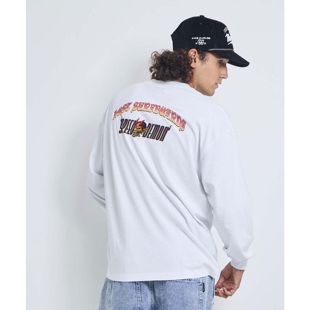 長袖 Tシャツ ロンT メンズ MAYHEM SPEED （WHT）