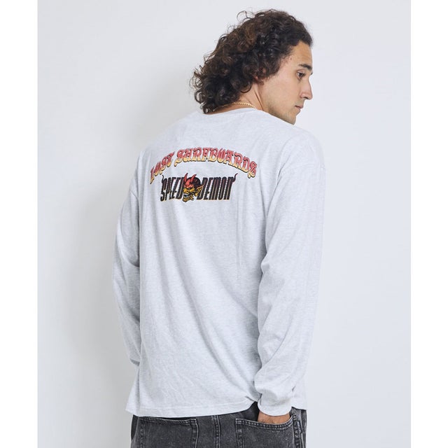 長袖 Tシャツ ロンT メンズ MAYHEM SPEED （AGRAY）