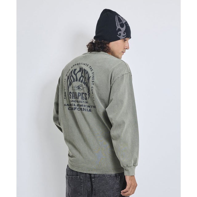 長袖 Tシャツ ロンT メンズ バックプリント MEYHEM （COLV）