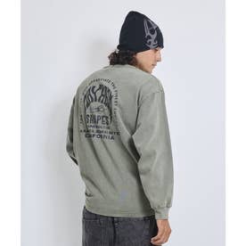 長袖 Tシャツ ロンT メンズ バックプリント MEYHEM （COLV）