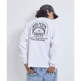 長袖 Tシャツ ロンT メンズ バックプリント MEYHEM （WHT）
