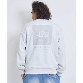 トレーナー スウェット メンズ バックプリント SPACER CREW （AGRAY）
