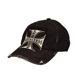 キャップ ロゴ クロスキャップ LMA6F1122 （01BLK）