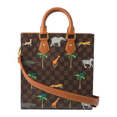 トートバッグ ダミエ LV × ザ・ダージリン リミテッド サックプラ ミニ N40862 （ブラウン）｜詳細画像