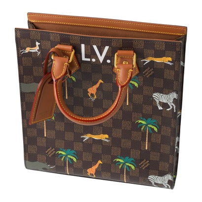 トートバッグ ダミエ LV × ザ・ダージリン リミテッド サックプラ ミニ N40862 （ブラウン）｜詳細画像