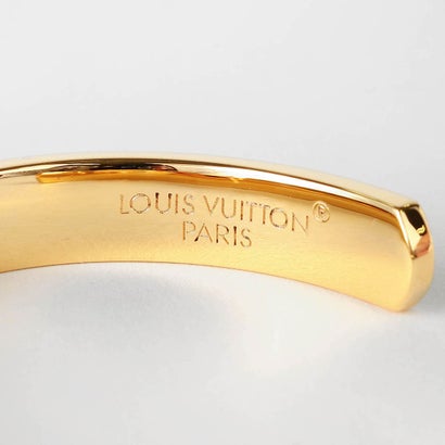 ブレスレット LV イニシャル BRACELET M1729S （ブラック/ゴールド）｜詳細画像