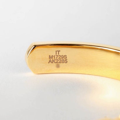 ブレスレット LV イニシャル BRACELET M1729S （ブラック/ゴールド）｜詳細画像