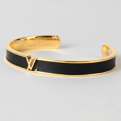 ブレスレット LV イニシャル BRACELET M1729S （ブラック/ゴールド）｜詳細画像