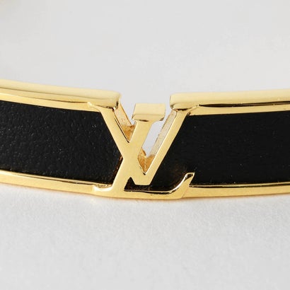 ブレスレット LV イニシャル BRACELET M1729S （ブラック/ゴールド）｜詳細画像