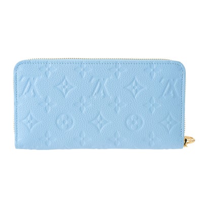 ルイ ヴィトン Louis Vuitton 長財布(ラウンドファスナー) モノグラム アンプラント レインボー ジッピー・ウォレット M28294 （グレープブルー）｜詳細画像