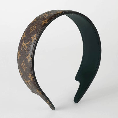 ルイ ヴィトン Louis Vuitton カチューシャ モノグラム ヘッドバンド・LV アウトライン M94557 （ブラウン）｜詳細画像