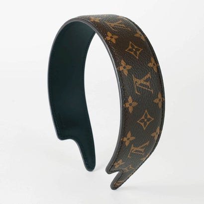 ルイ ヴィトン Louis Vuitton カチューシャ モノグラム ヘッドバンド・LV アウトライン M94557 （ブラウン）｜詳細画像