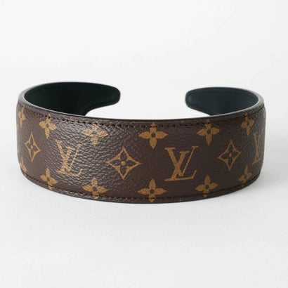 ルイ ヴィトン Louis Vuitton カチューシャ モノグラム ヘッドバンド・LV アウトライン M94557 （ブラウン）｜詳細画像