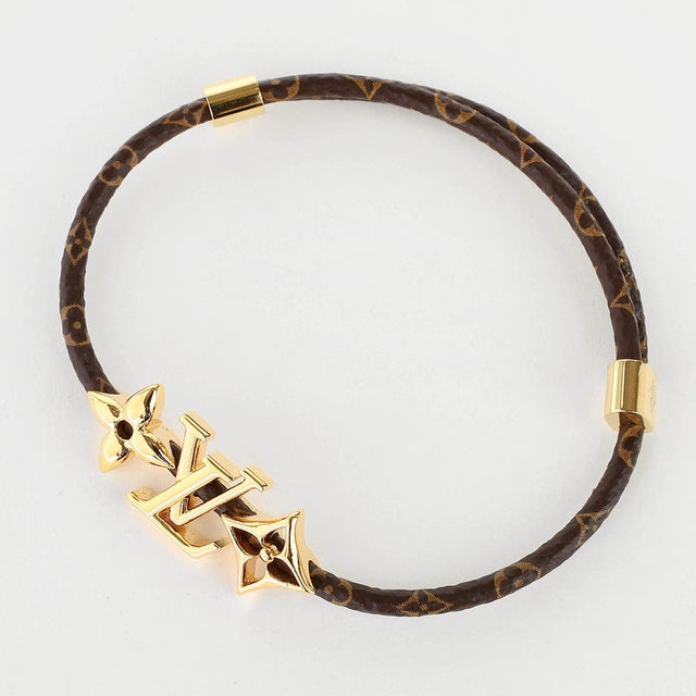 ブレスレット LV アイコニック BRACELET M8807Z （ブラウン/ゴールド）