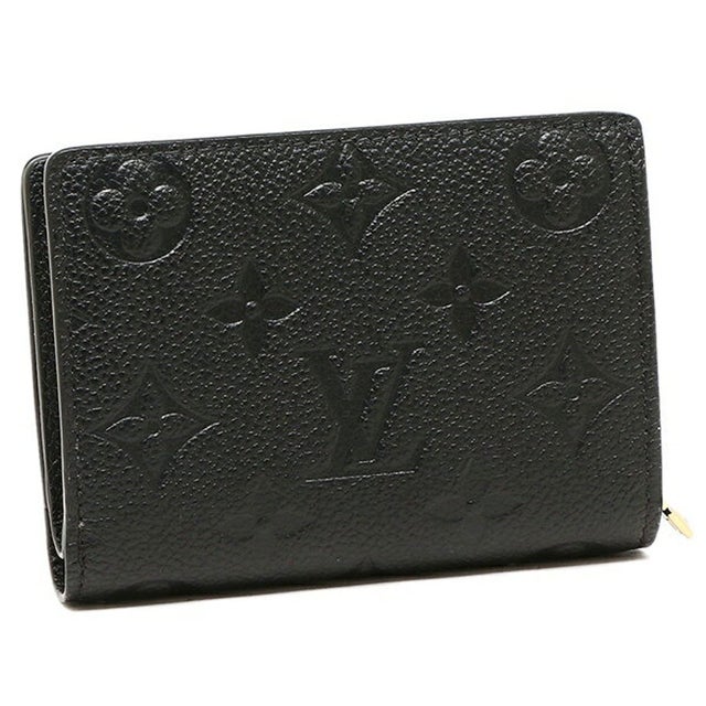 
                    二つ折り財布 ポルトフォイユクレア モノグラム ミニ財布 ブラック レディース LOUIS VUITTON M80151 （ブラック）