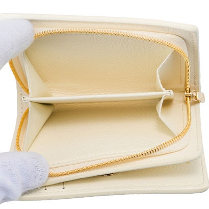 ルイ ヴィトン Louis Vuitton 2つ折り財布 モノグラム アンプラント ポルトフォイユ・クレア M28274 （ミルキーホワイト/ブルー）｜詳細画像