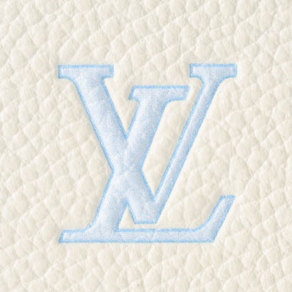 ルイ ヴィトン Louis Vuitton 2つ折り財布 モノグラム アンプラント ポルトフォイユ・クレア M28274 （ミルキーホワイト/ブルー）｜詳細画像