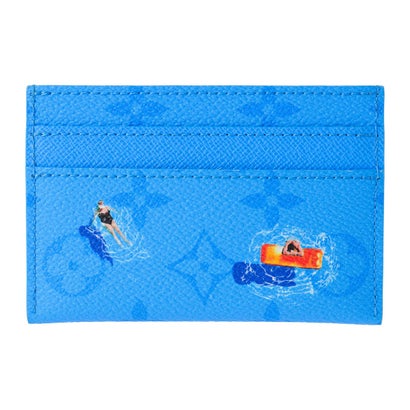 ルイ ヴィトン Louis Vuitton カードケース モノグラム プール ポルト カルト・ダブル M14862 （ブルーラグーン）｜詳細画像