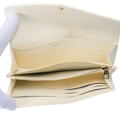 ルイ ヴィトン Louis Vuitton 長財布 モノグラム アンプラント ポルトフォイユ・サラ M27740 （ミルキーホワイト/グリーン）｜詳細画像