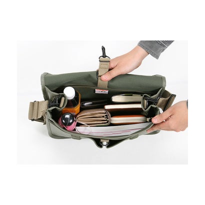 ラゲッジ レーベル ライナー ショルダーバッグ 951ー09236 吉田カバン メンズ 赤バッテン 斜めがけ かっこいい LUGGAGE LABEL （カーキ【30】）｜詳細画像