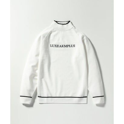 リュクス エーケーエム プラス/メンズ/LIGHT MOCK NECK KNIT （white）｜詳細画像